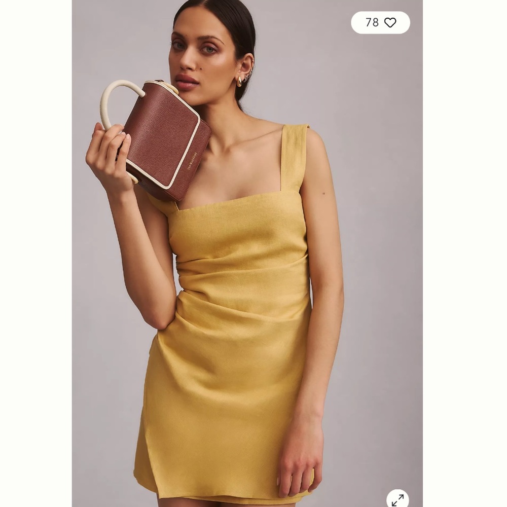 Reformation Yellow Mini Dress